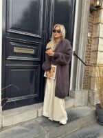 Lederlook Wide Leg Off White 6677-P8