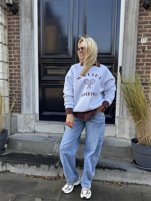 Sweater Malibu Athletics Grijs H2519