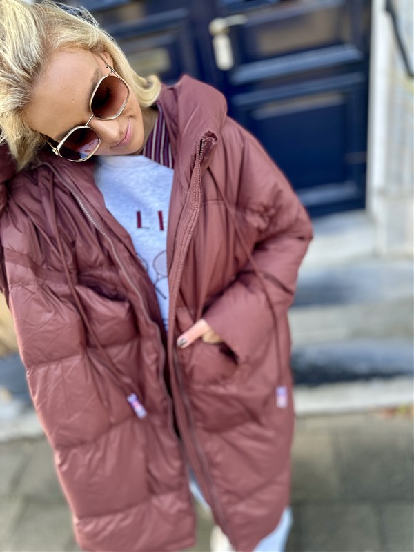 Donsjas Oversized Bordeaux