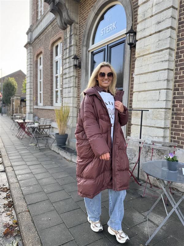 Donsjas Oversized Bordeaux