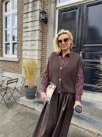 Hemdje Stripes Zp114 Bordeaux