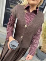 Hemdje Stripes Zp114 Bordeaux