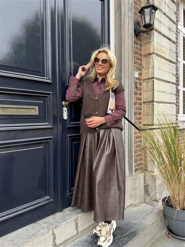 Hemdje Stripes Zp114 Bordeaux