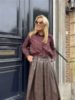 Hemdje Stripes Zp114 Bordeaux