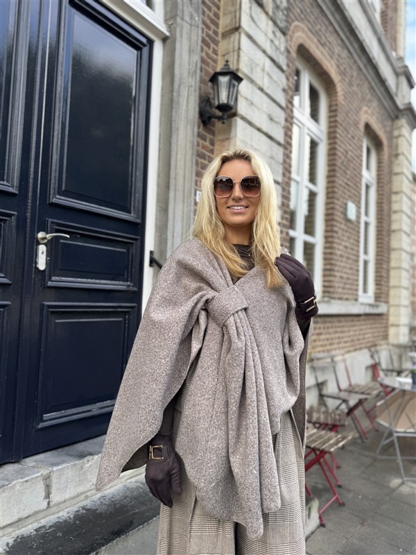 Cape Sjaal Taupe