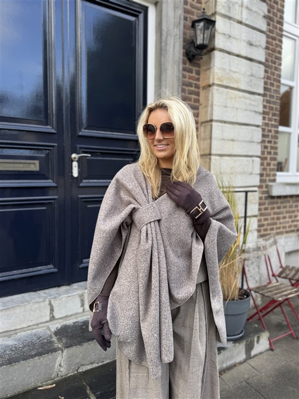 Cape Sjaal Taupe
