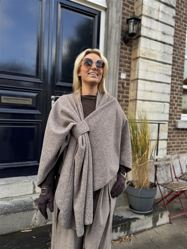 Cape Sjaal Taupe