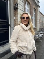 Faux Fur F25503 Beige