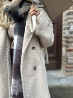 Sjaal Ruit S25603 Bruin