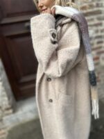 Sjaal Ruit S25603 Bruin