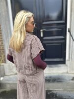 Broek Pdp Bordeaux Met Riem