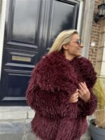 Furry Coat Bordeaux 41085
