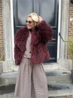 Furry Coat Bordeaux 41085