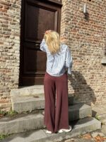 Pantalon Wide Bordeaux H3207