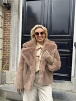 Handschoen St23872 Combi Suede Lederlook