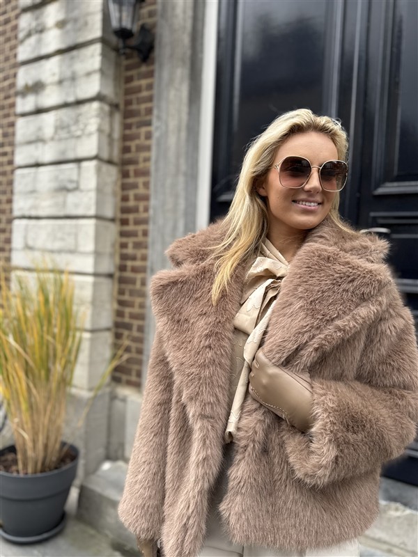 Handschoen St23872 Combi Suede Lederlook