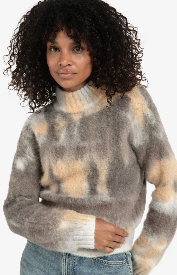 Alpaca Knit 01-000540-510 Melange Print