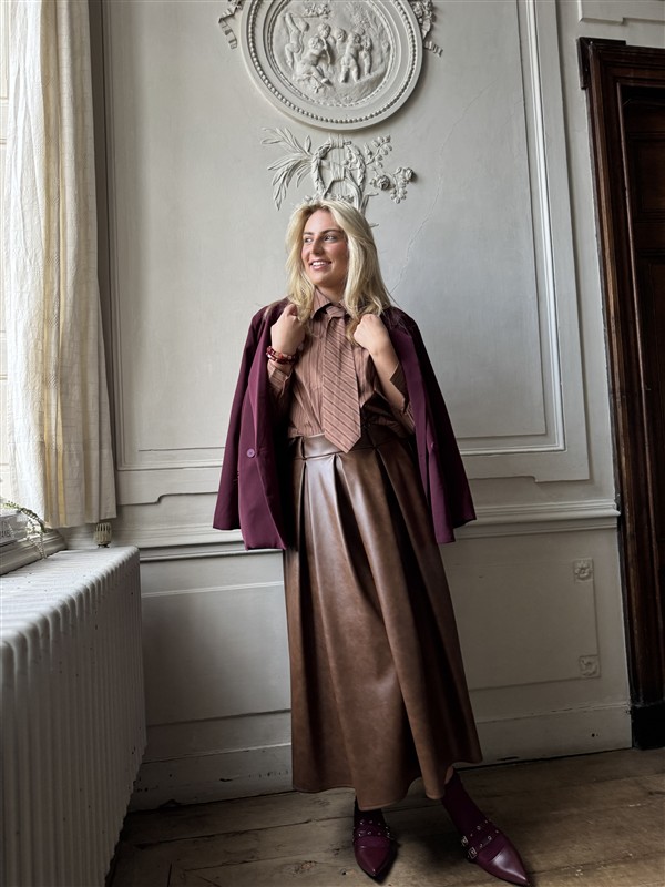 Hemd Ch3561 Cravat Bruin