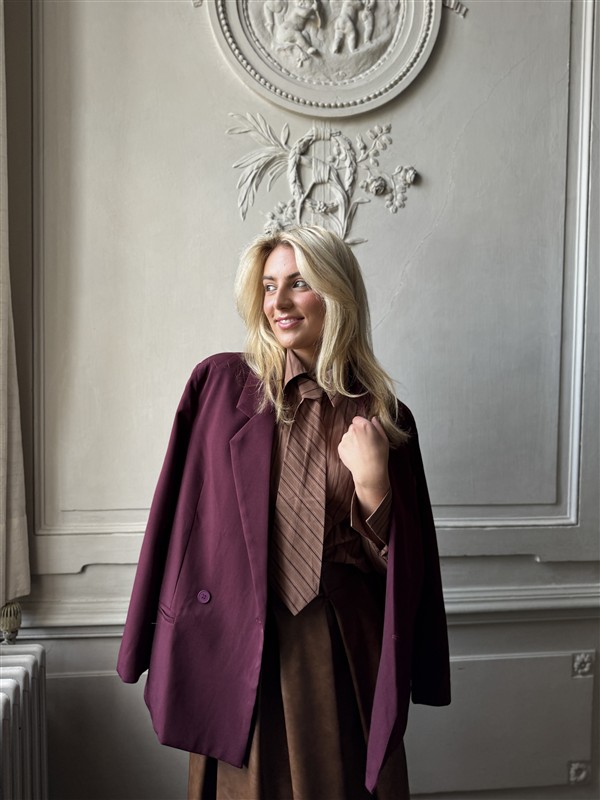 Hemd Ch3561 Cravat Bruin