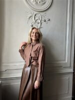 Hemd Ch3561 Cravat Bruin