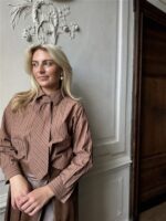 Hemd Ch3561 Cravat Bruin