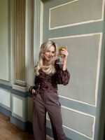 Classic Pants Vs8123 Chocolat