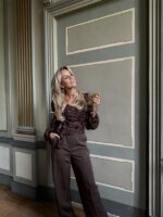 Classic Pants Vs8123 Chocolat