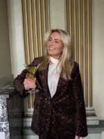 Blazer V9999 Paillet Allover Bruin