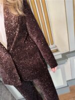 Blazer V9999 Paillet Allover Bruin