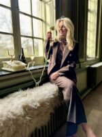 Blazer V195 Gold Buttons Bruin