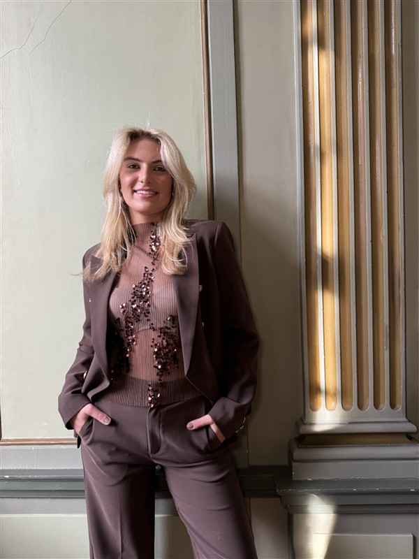 Pantalon P934 Straight Leg Bruin