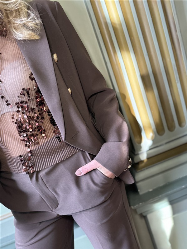 Pantalon P934 Straight Leg Bruin