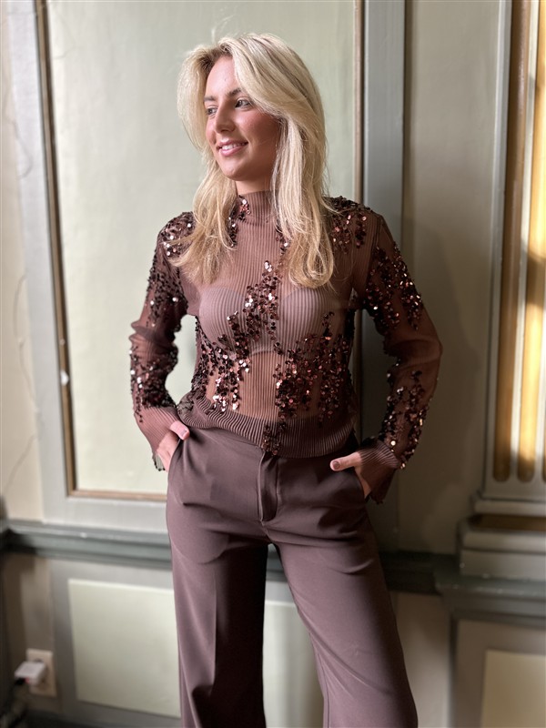 Pantalon P934 Straight Leg Bruin