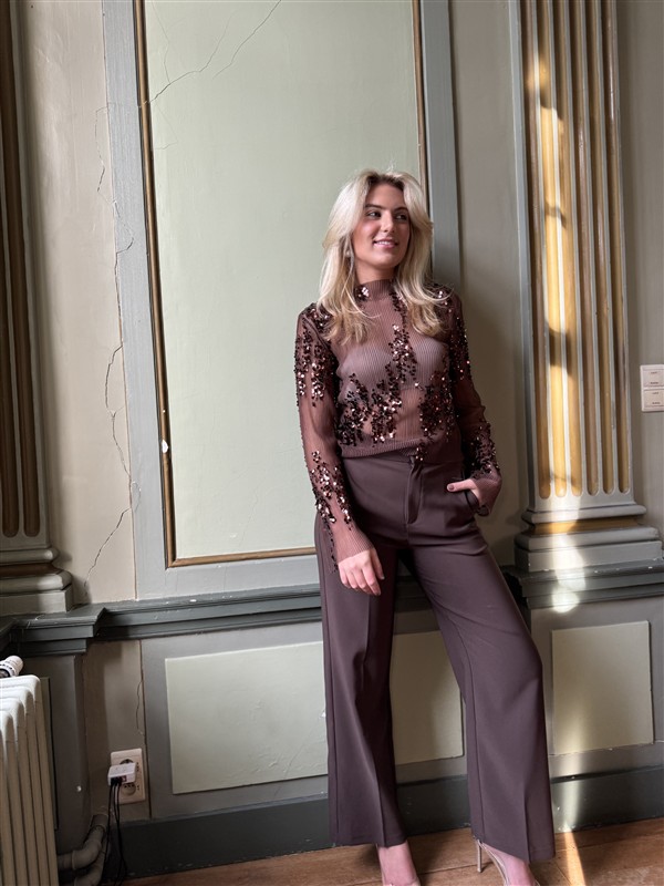 Pantalon P934 Straight Leg Bruin