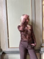 See Through Top Tsl1968 Paillet Bruin