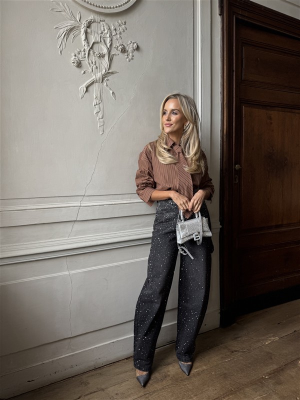 Balloon Jeans A3836 Strass