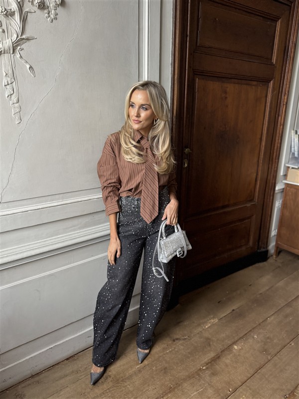 Balloon Jeans A3836 Strass