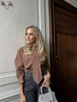 Hemd Ch3561 Cravat Bruin