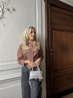 Hemd Ch3561 Cravat Bruin