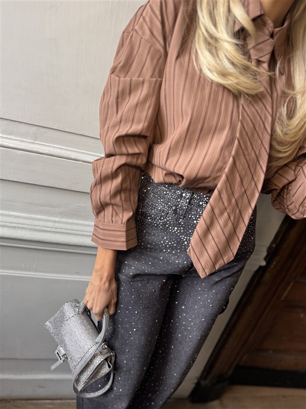 Hemd Ch3561 Cravat Bruin