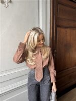 Hemd Ch3561 Cravat Bruin