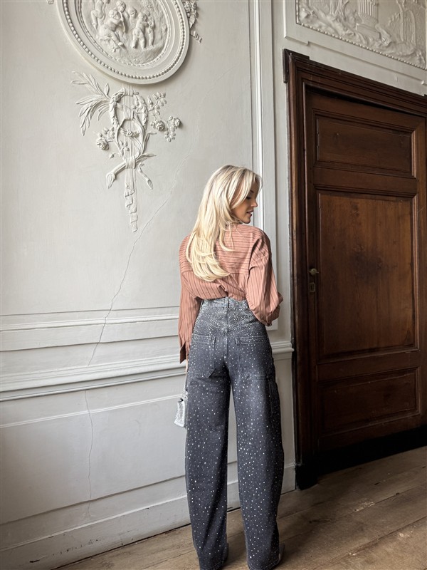 Balloon Jeans A3836 Strass
