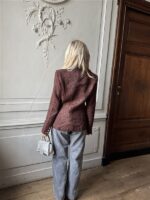 Sparkle Blazer V2521e Tweed Bruin