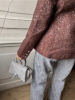 Sparkle Blazer V2521e Tweed Bruin