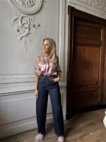 Balloon Jeans 9340 Strass Overslag Taill