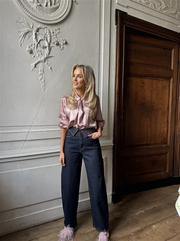 Balloon Jeans 9340 Strass Overslag Taill