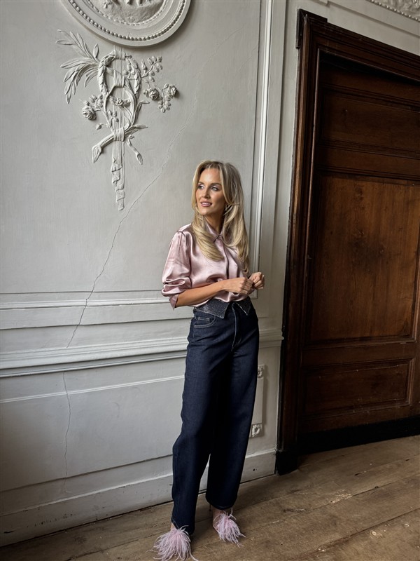 Balloon Jeans 9340 Strass Overslag Taill