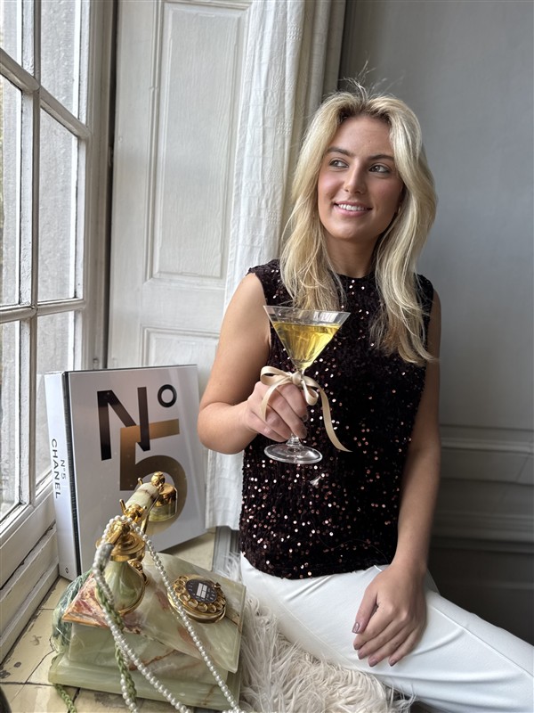 Top 3580 Paillet Big Bow Back Bruin