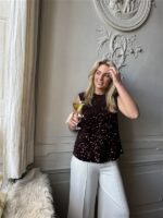 Top 3580 Paillet Big Bow Back Bruin