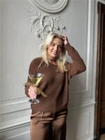 Knit Yp1011 1 Shoulder Tule Detail